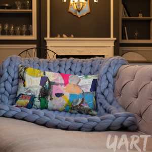 Premium Pillow with artwork by Yevhen Lisniak