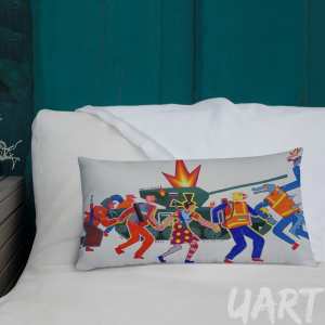 Premium Pillow «Dance» by Denys Metelin