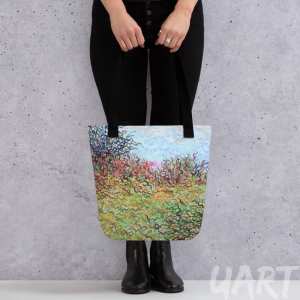 Tote bag «Goldenrod field» by Tanbelia