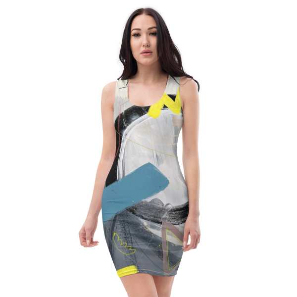 Sublimation Cut & Sew Dress with artwork by Tanya Lytko