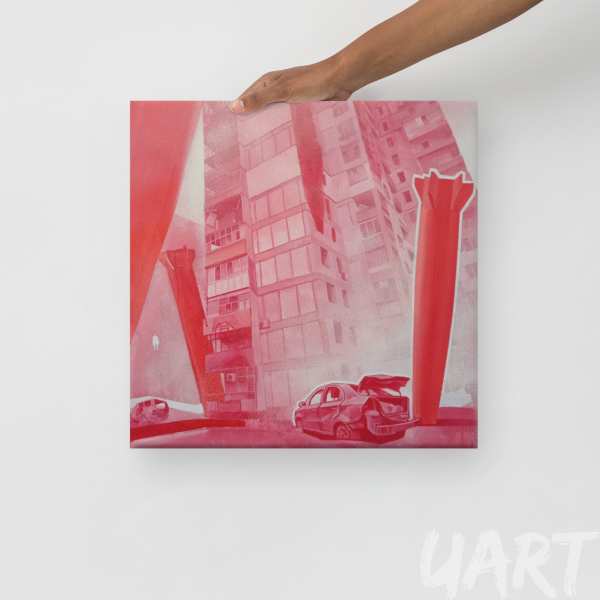 Canvas «Mariupol,2022» by Denys Metelin