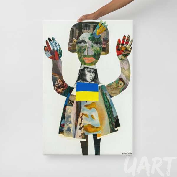 Canvas «Oranta» by Francoise Oz & Bohdan Perevertun