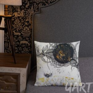 Premium Pillow «Drink the Sun» by Iryna Nyavchuk