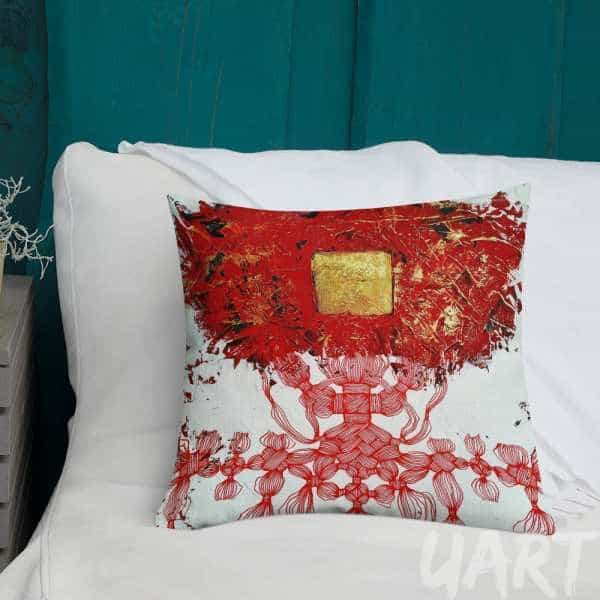 Premium Pillow «Mandrake» by Iryna Nyavchuk