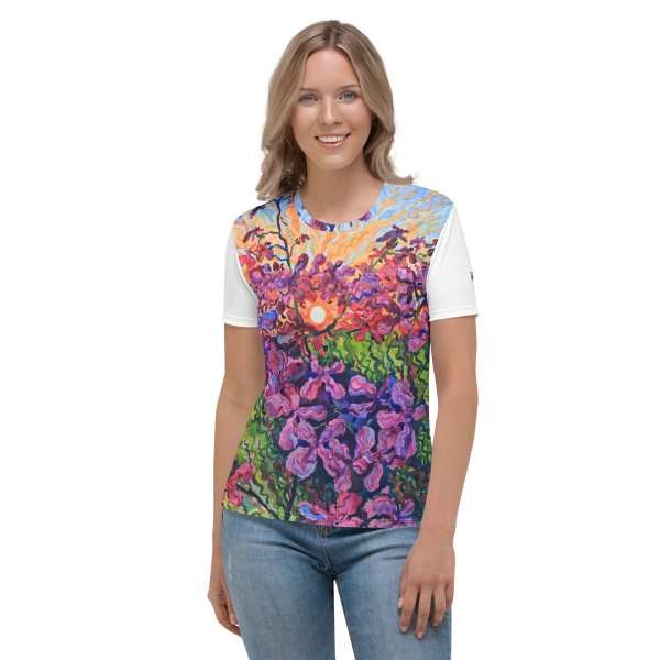 Women’s T-shirt «Dames rocket» by Tanbelia