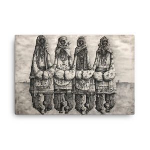 Canvas «Rural Pointe Shoes» by Dmytro Kryshovsky