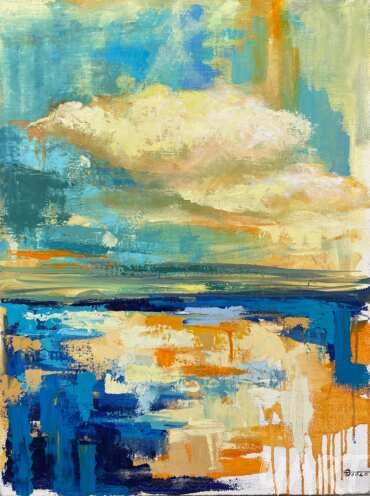 Olga Gladushevska — Clouds Above the Water