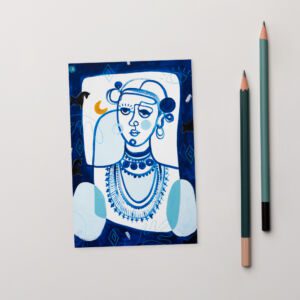 Postcard «Panyanka» by Anastasiya Bonishko
