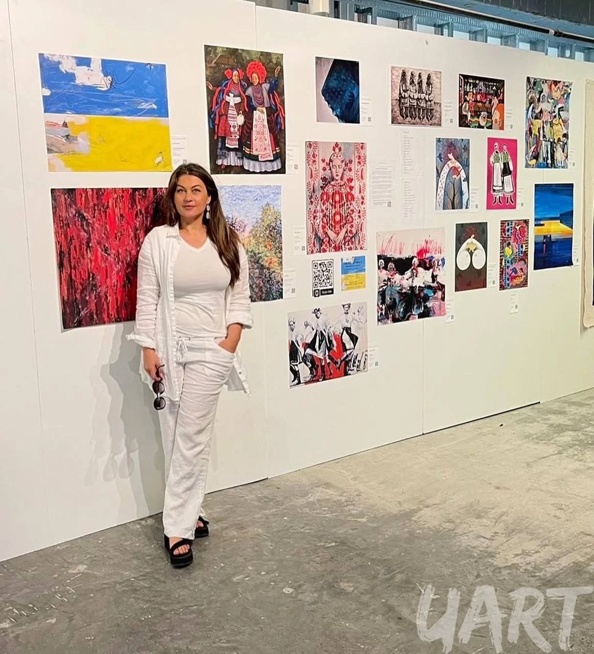 UART artists parade at «The Art of Peace» exhibition
