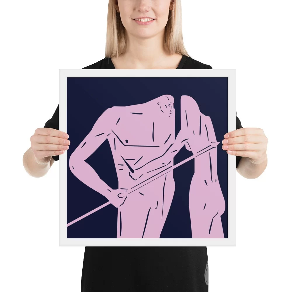 Framed poster «Defense» by Arthur Soletskyi - Image 3