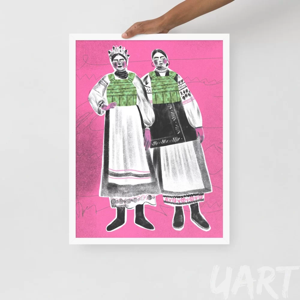 Framed poster «Divchata» by Daria Filippova - Image 2