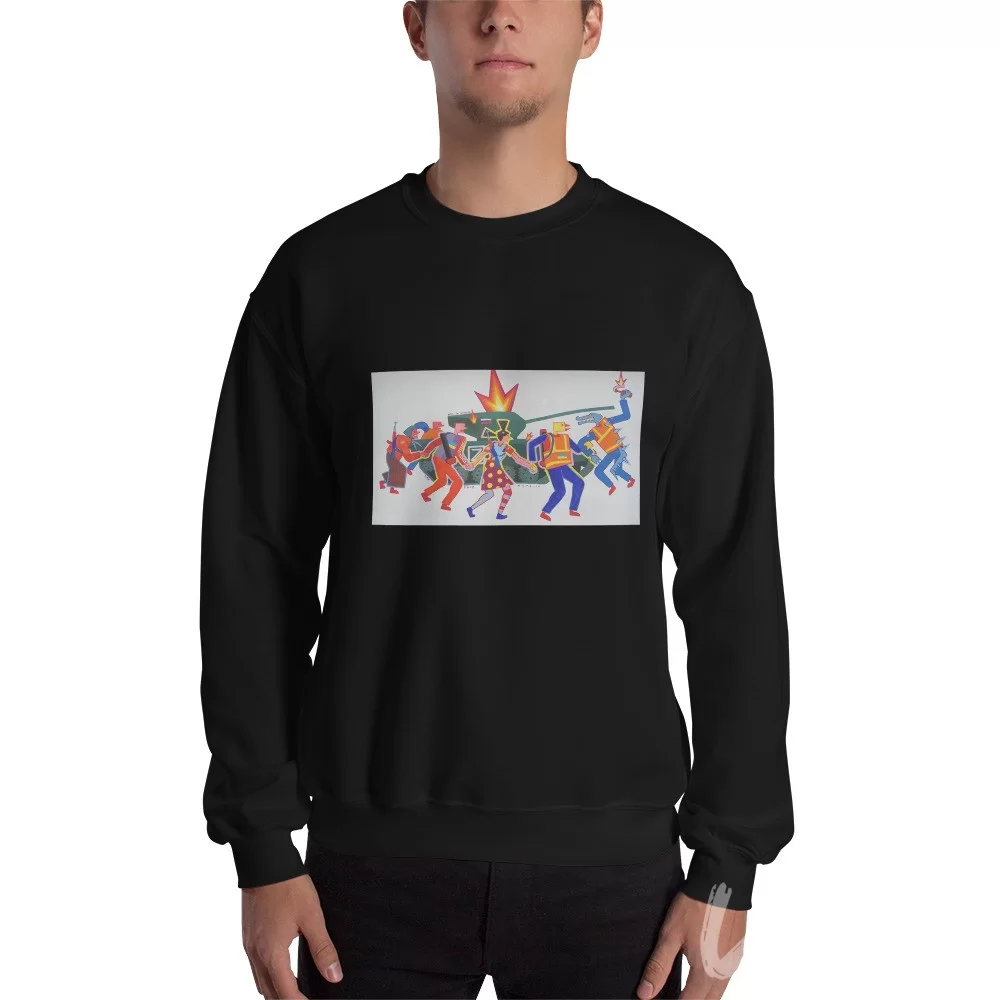 Unisex Sweatshirt «Dance» by Denys Metelin - Image 5