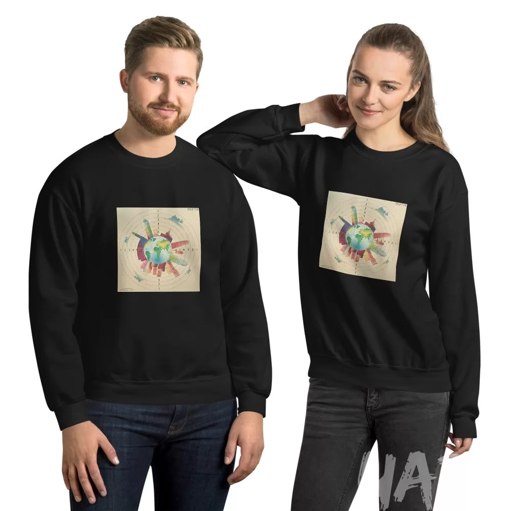 Unisex Sweatshirt «Road to 2030» by Andrii Chernovil - Image 2