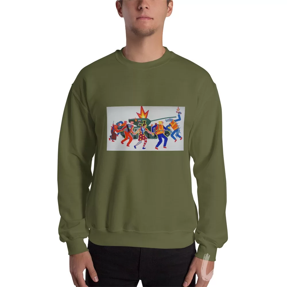 Unisex Sweatshirt «Dance» by Denys Metelin - Image 9