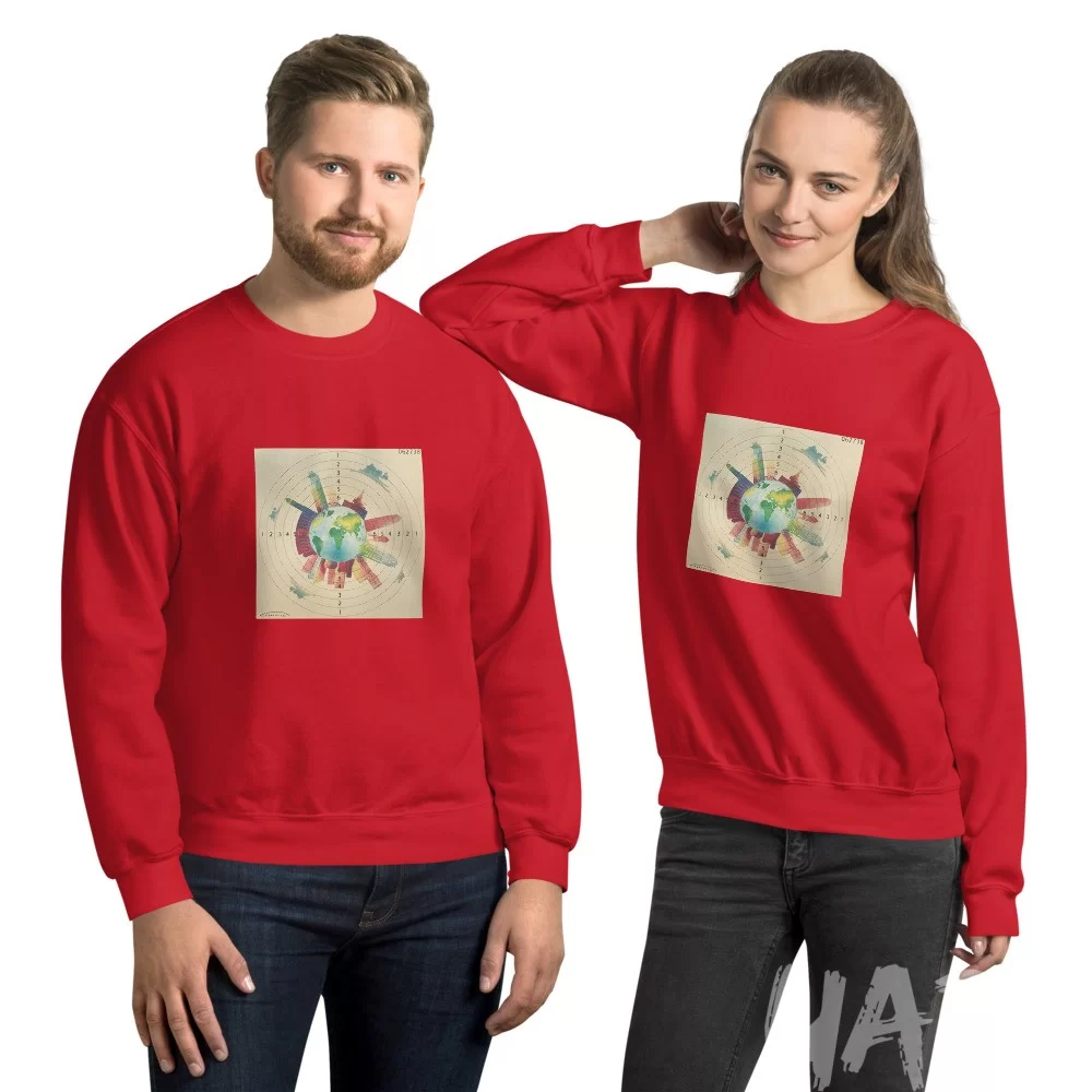 Unisex Sweatshirt «Road to 2030» by Andrii Chernovil - Image 5