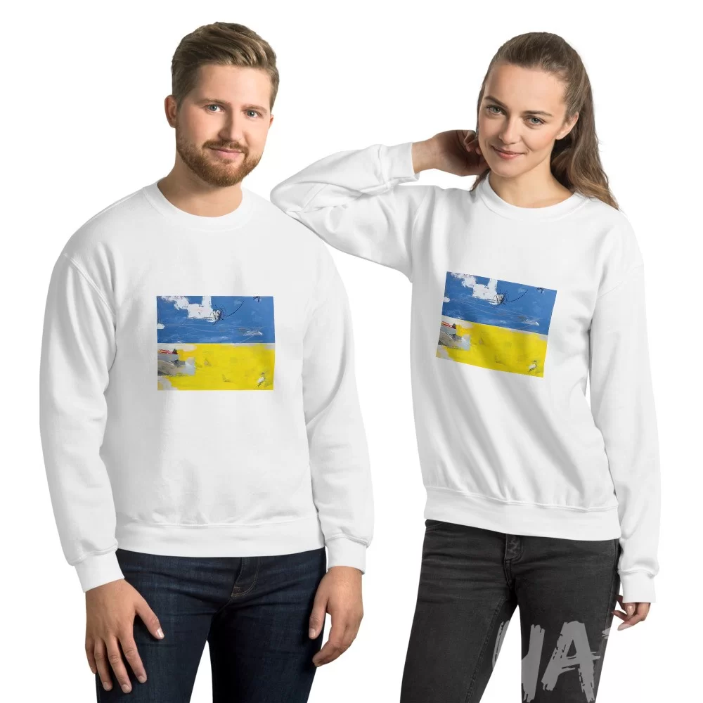 Unisex Sweatshirt «Everything will be Ukraine» by Tanya Lytko - Image 2