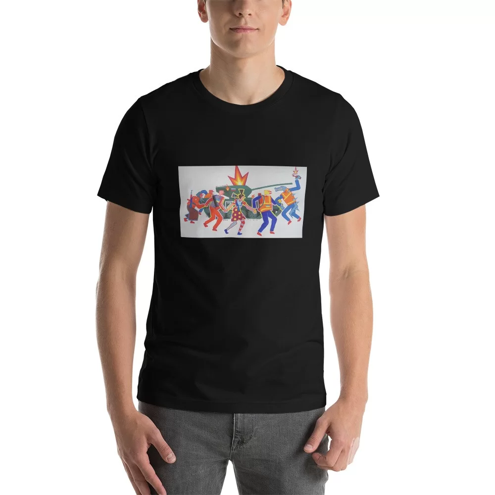 Unisex t-shirt «Dance» by Denys Metelin - Image 3