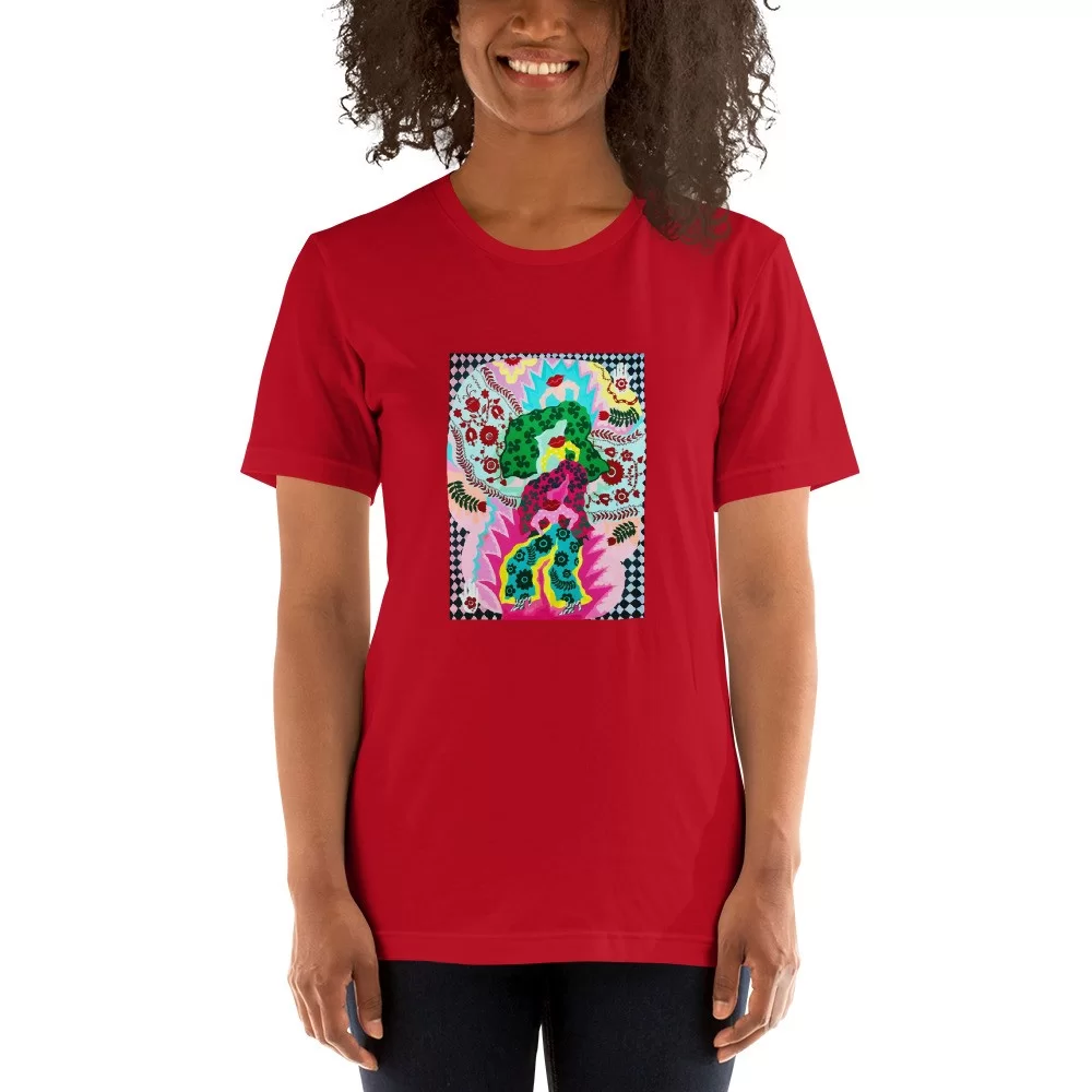 Unisex t-shirt «Lips» by Liza Obukhovska - Image 3