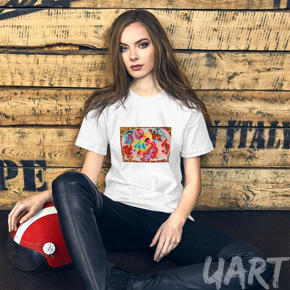 Unisex t-shirt «Tigers» by Liza Obukhovska - Image 3