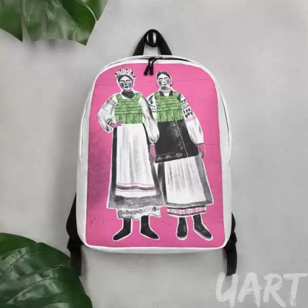 Minimalist Backpack «Divchata» by Daria Filippova