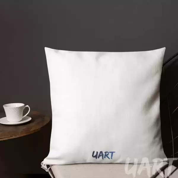 Premium Pillow «Everything will be Ukraine» by Tanya Lytko