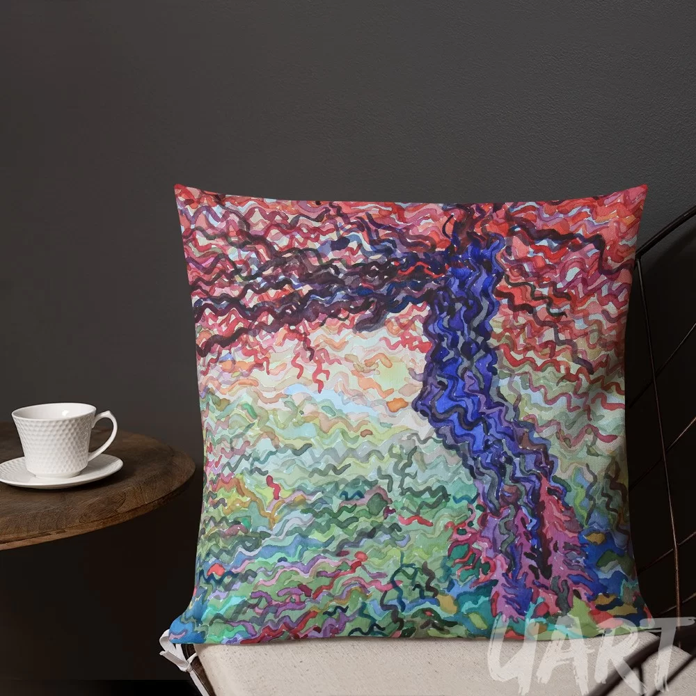 Premium Pillow «Carpathian Autumn Forest» by Tanbelia - Image 3