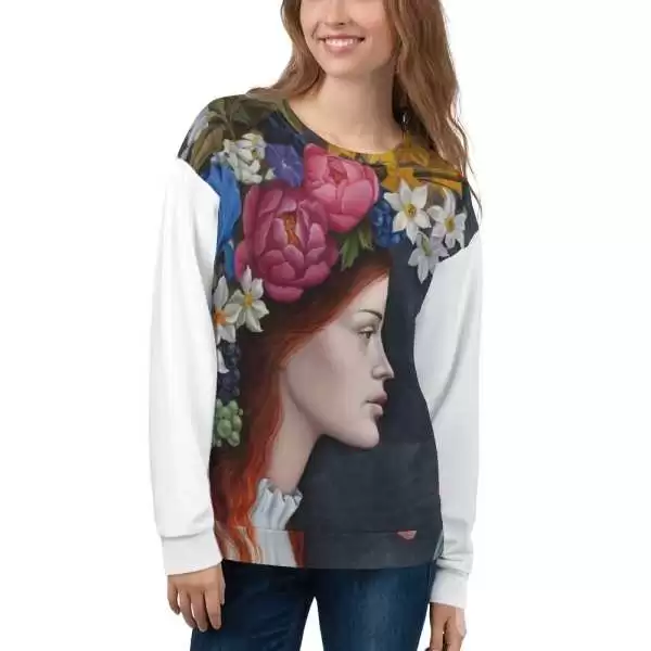 Unisex Sweatshirt with artwork by Olga Kovtun