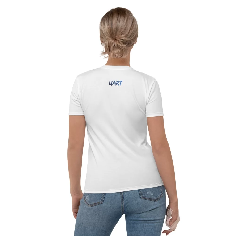 Women's T-shirt “Birds of Harmony” by Olga Kovtun - Image 2