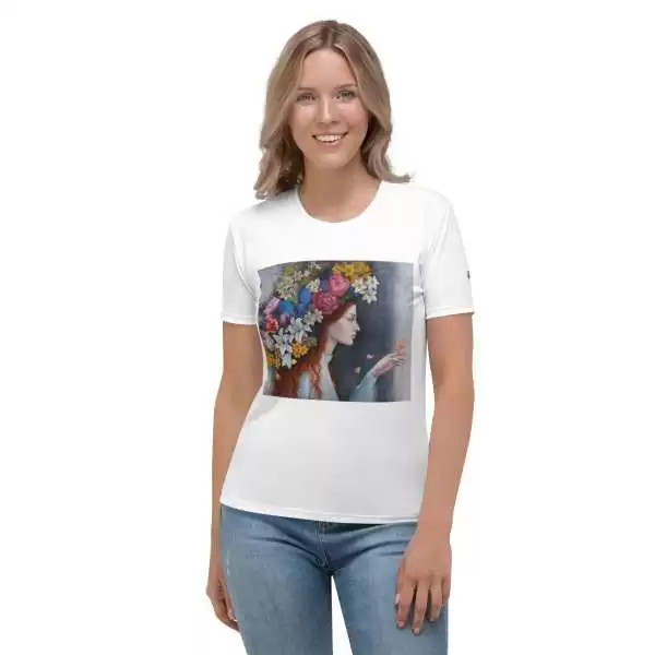 Women’s T-shirt with artwork by Olga Kovtun