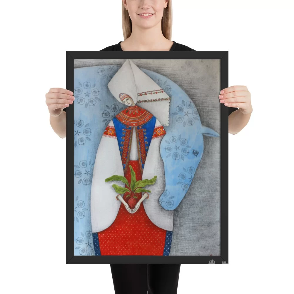 Framed poster «Sprout» by Olya Haydamaka - Image 3