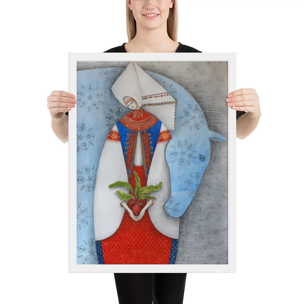 Framed poster «Sprout» by Olya Haydamaka - Image 4