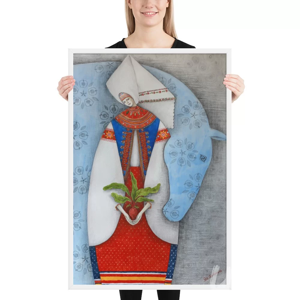 Framed poster «Sprout» by Olya Haydamaka - Image 2