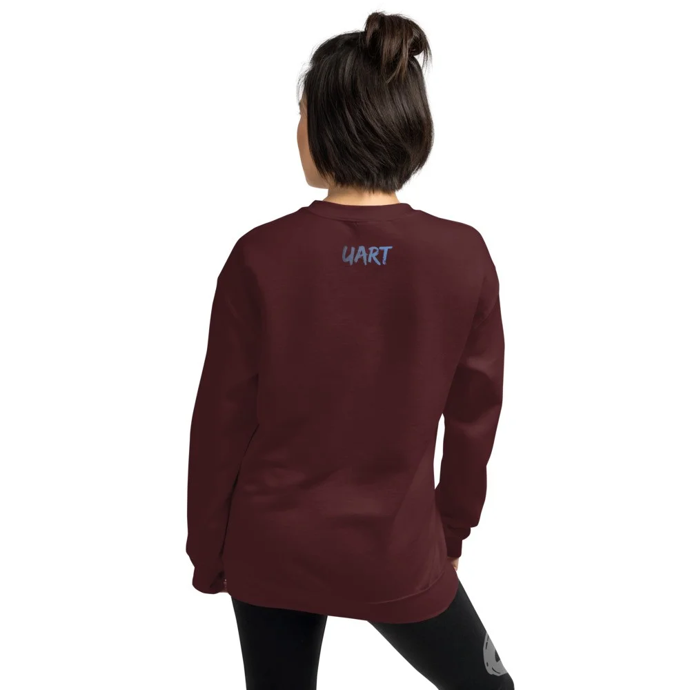 Unisex Sweatshirt «Lips» by Liza Obukhovska - Image 6