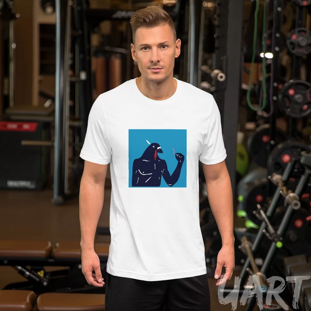 Unisex t-shirt «Pigeonman» by Arthur Soletskyi - Image 5