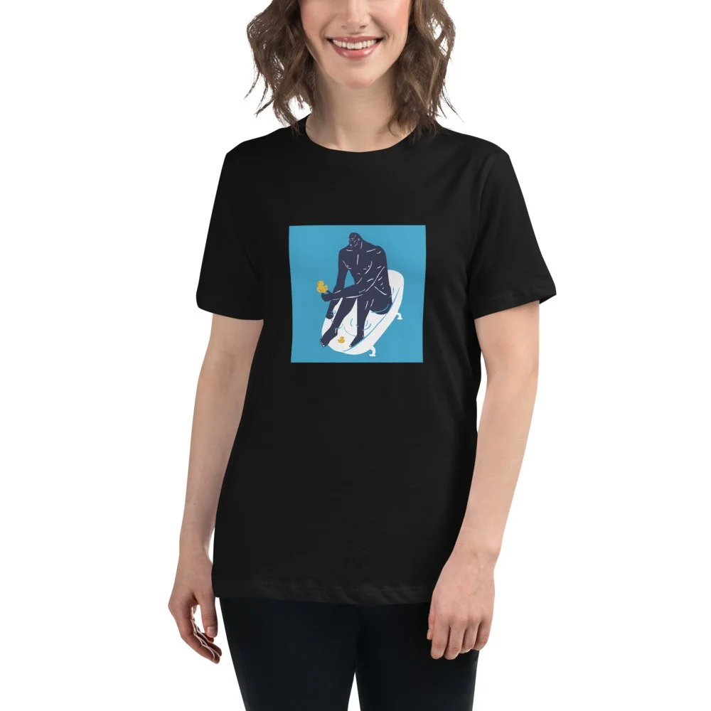 Women's Relaxed T-Shirt «Calm» by Arthur Soletskyi - Image 2