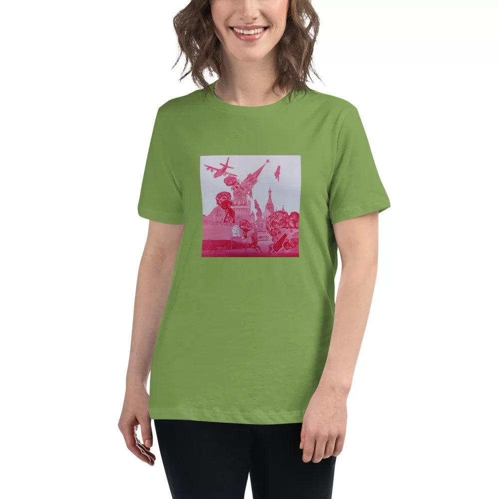 Women's Relaxed T-Shirt «Ukrainian Dream» by Denys Metelin - Image 3