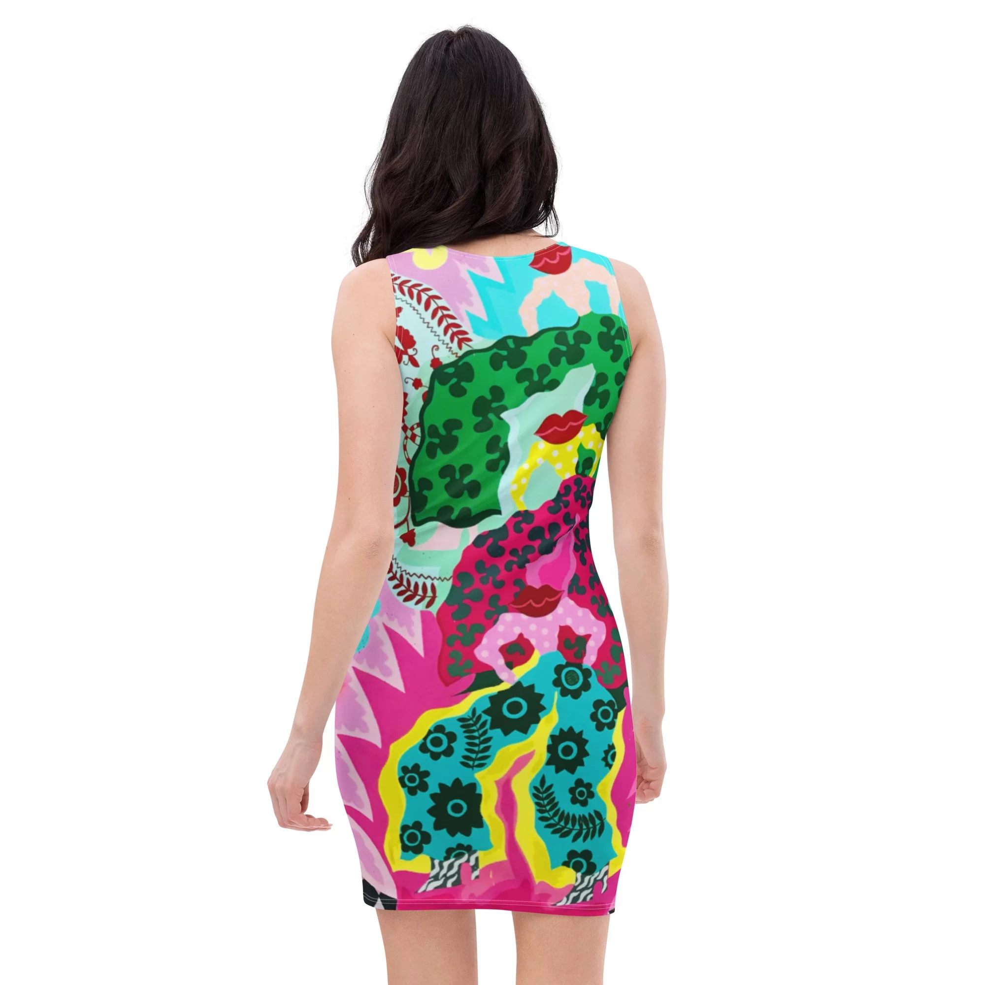 Sublimation Cut & Sew Dress «Lips» by Liza Obukhovska - Image 2