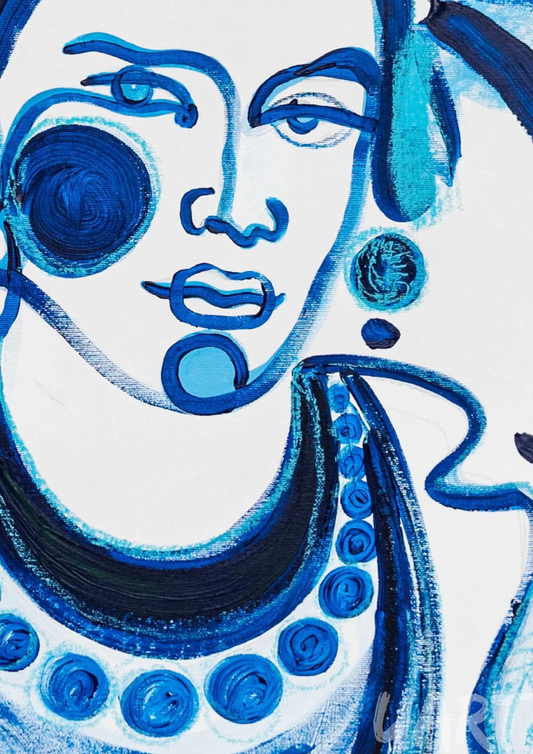 Woman in Blue Tone 4 (series)