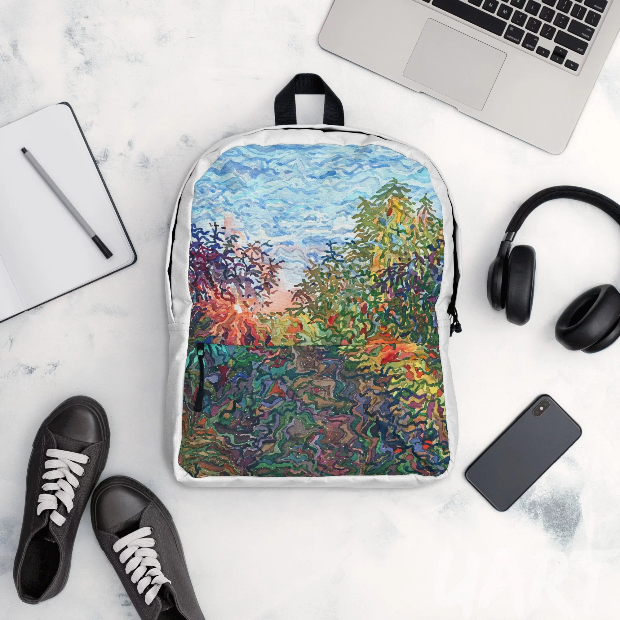 Backpack «Secret path in the garden» by Tanbelia - Image 7