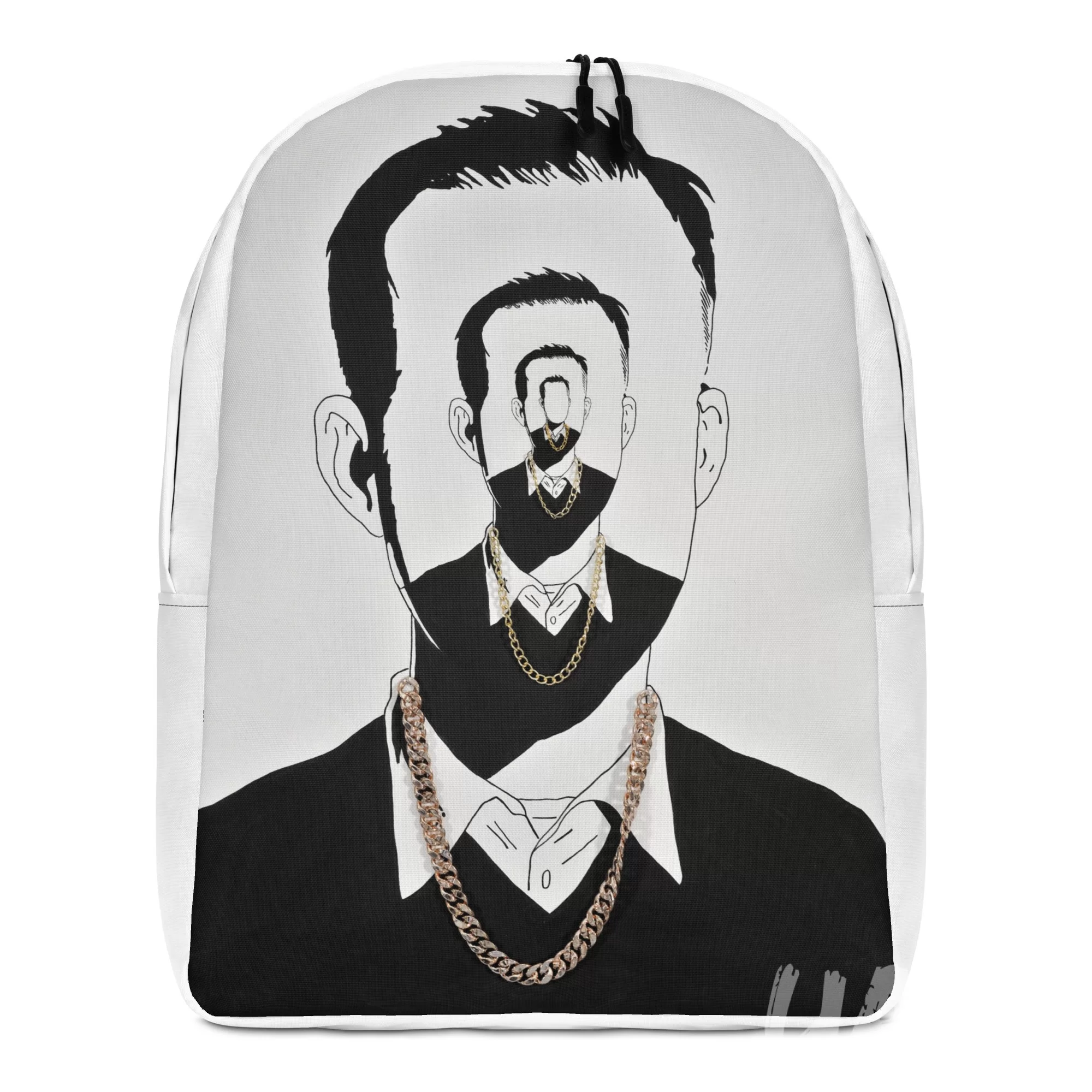 Minimalist Backpack with artwork by Francoise Oz & Bohdan Perevertun - Image 2