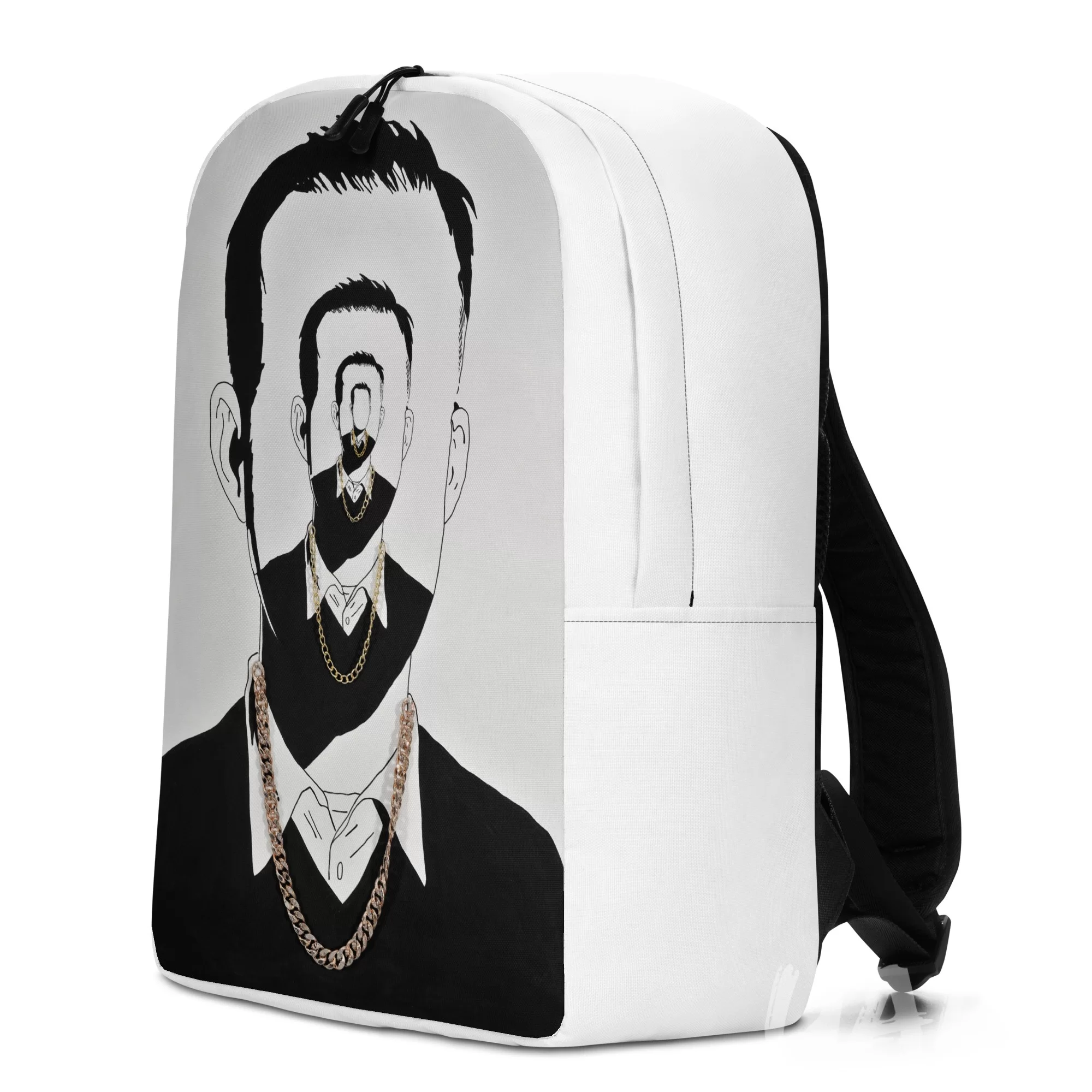 Minimalist Backpack with artwork by Francoise Oz & Bohdan Perevertun - Image 3