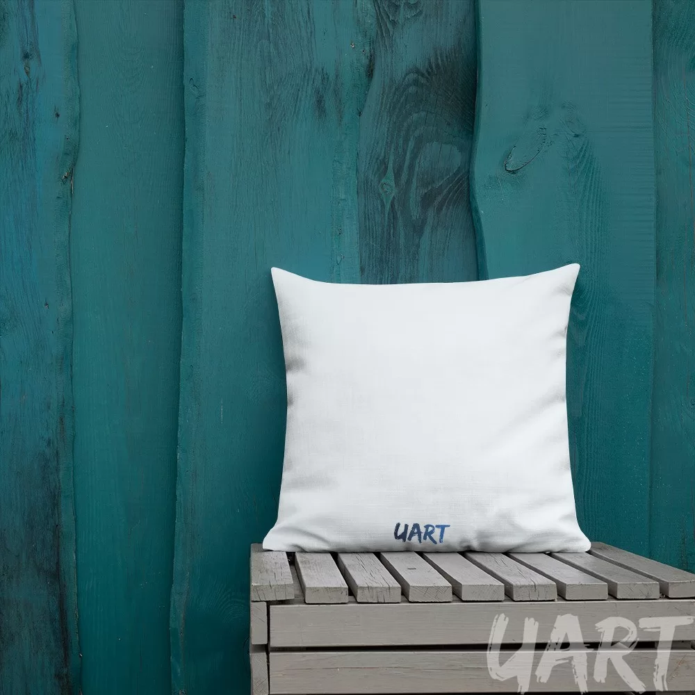 Premium Pillow with artwork «Wisteria» by Tanbelia - Image 4