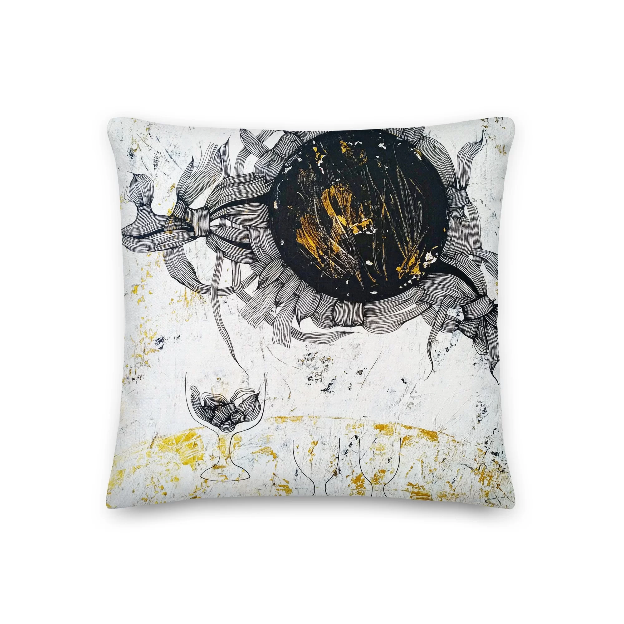 Premium Pillow «Drink the Sun» by Iryna Nyavchuk - Image 2