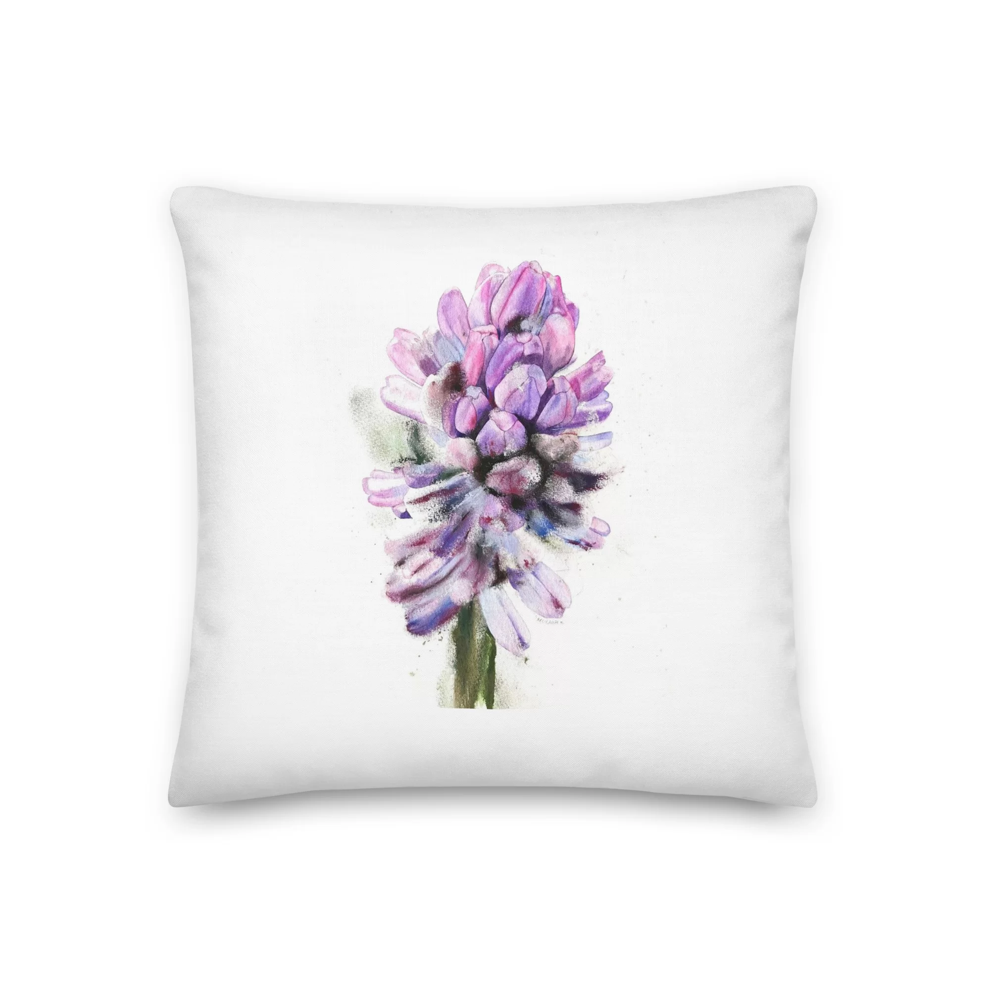 Premium Pillow «Mr. Hyacinth From Keukenhof» by Alona Hryn - Image 4