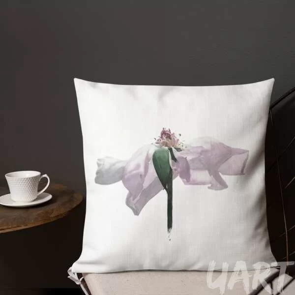 Premium Pillow «One step before takeoff» by Alona Hryn