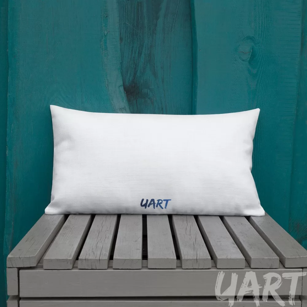 Premium Pillow with artwork «Wisteria» by Tanbelia - Image 2