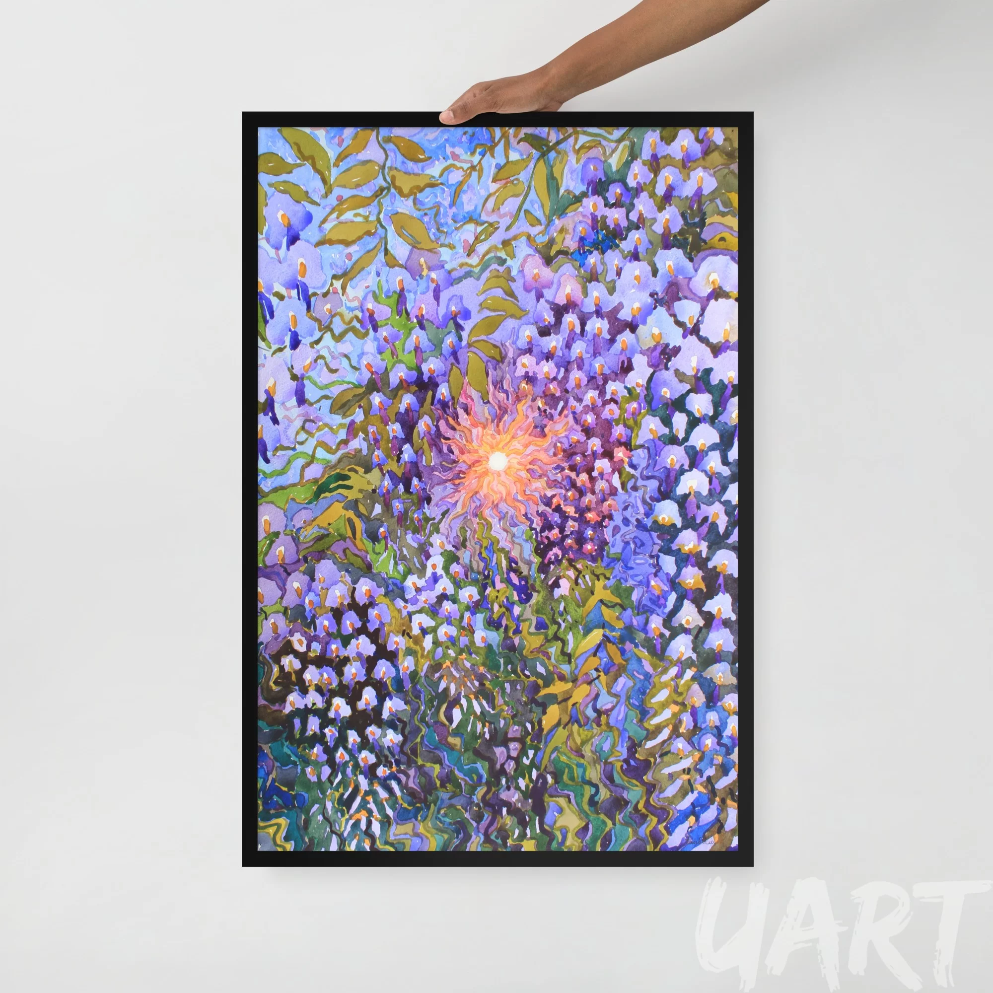 Framed poster «Wisteria» by Tanbelia - Image 2