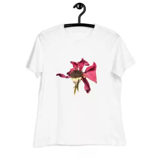 Women's Relaxed T-Shirt «This heady aroma of the dusk Rose» by Alona Hryn