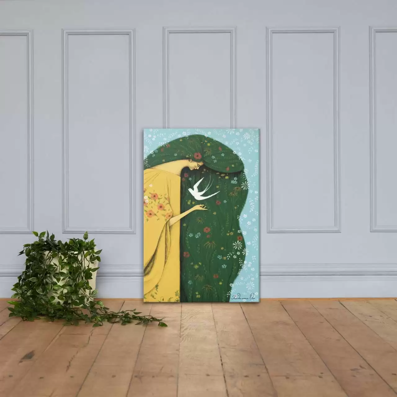 «Barvosvyt» by Olya Haydamaka (unframed canvas print 24x36 in) - Image 2
